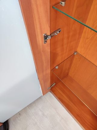 Vitrinas de madera y cristal