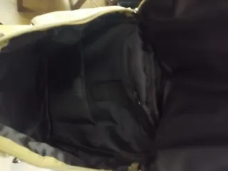 Mochila de Lona Marrón y Verde Oliva