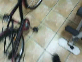 Bici niña rosa y negra