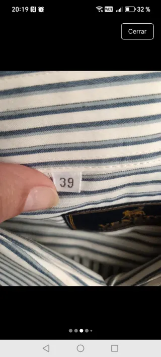 Camisa Veneto Rayas Azul y Blanco