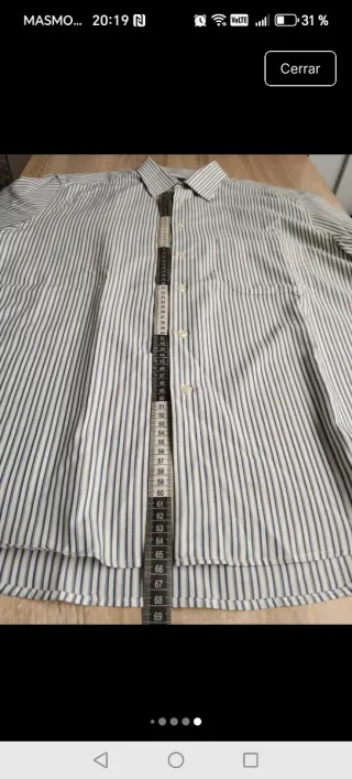 Camisa Veneto Rayas Azul y Blanco