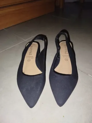 Zapatos Marypaz Tacón Negro Talla 38