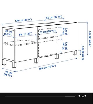 Mueble de salón de madera