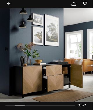 Mueble de salón de madera