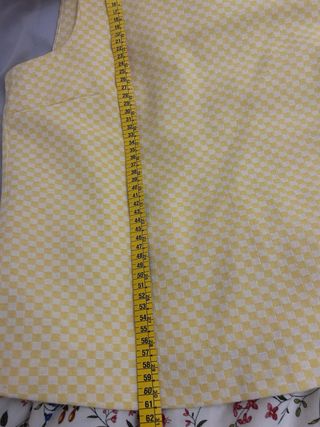 Conjunto Top y Chaqueta Zara Cuadros Amarillos