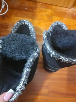 Botas Mou Talla 39 Negro/Gris