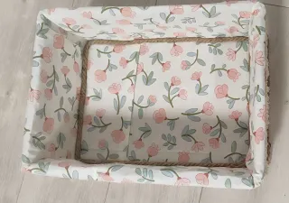 Caja organizadora artesanal de bambú