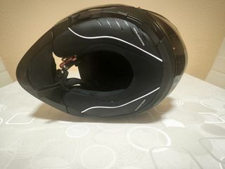 Casco Scorpion Modular Negro y Rosa