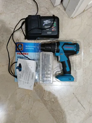 Taladro Ferrex 20V Li-Ion sin bateria