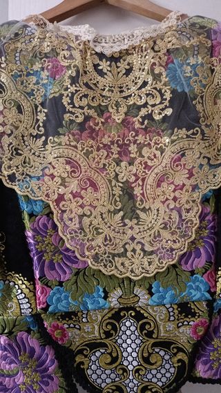 Traje Fallera Negro Adulto