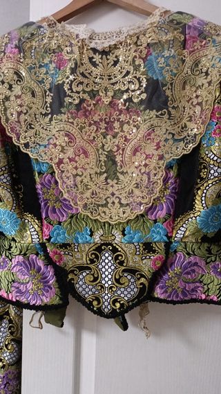 Traje Fallera Negro Adulto