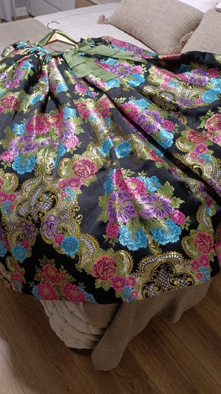 Traje Fallera Negro Adulto