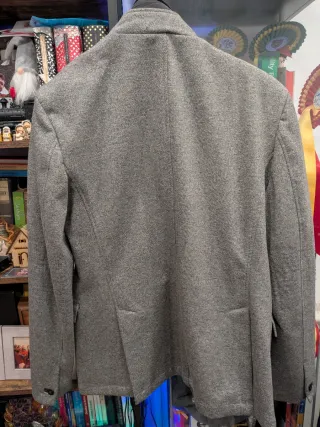 Chaqueta Zara Gris Hombre