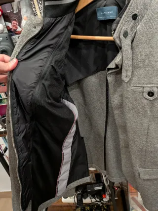 Chaqueta Zara Gris Hombre