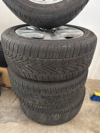 4 llantas tapacubo Opel con neumático 225/50 R17