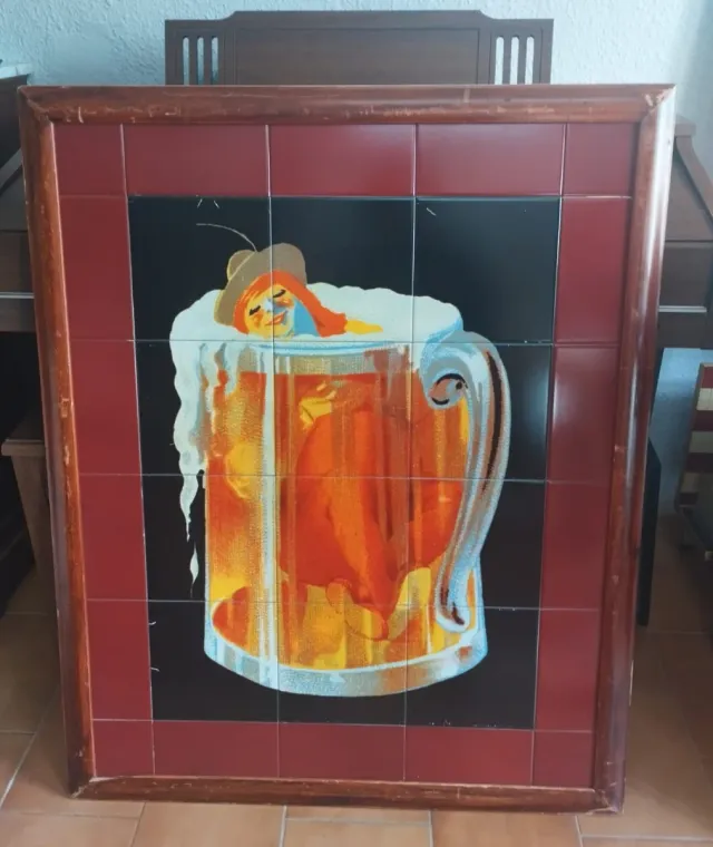 Cuadro Cruzcampo Cerámica