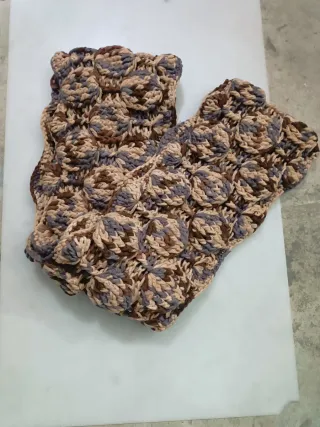 Bufanda tejida mujer