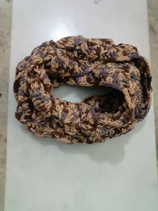 Bufanda tejida mujer