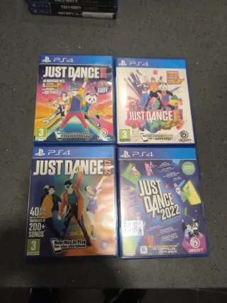 PS4 Just Dance 2019, 2022, 2017, 4
