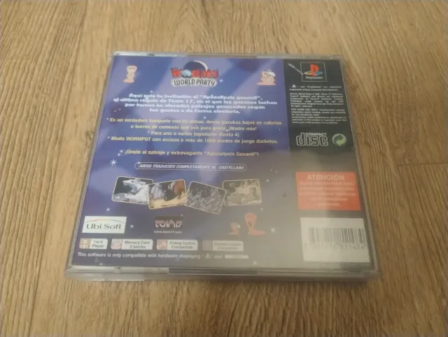 Worms World Party PS1 PAL