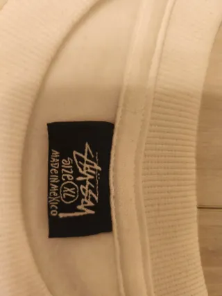 Sudadera Stussy Blanca