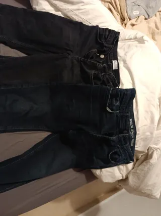 Pantalones pitillo hombre y mujer (negro/azul)