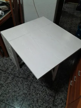 Mesa plegable Ikea Nörden blanca