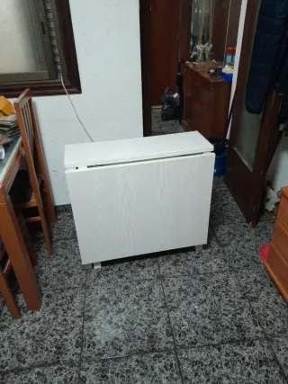 Mesa plegable Ikea Nörden blanca