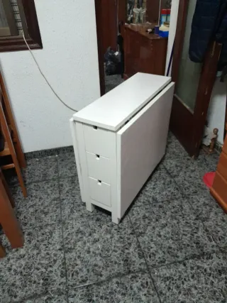 Mesa plegable Ikea Nörden blanca