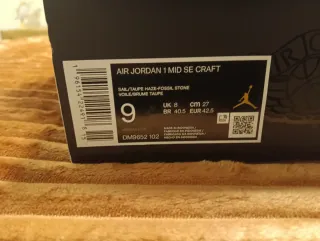 Nike Air Jordan 1 Mid SE Craft Talla 42