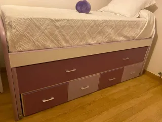 Cama nido con cajones