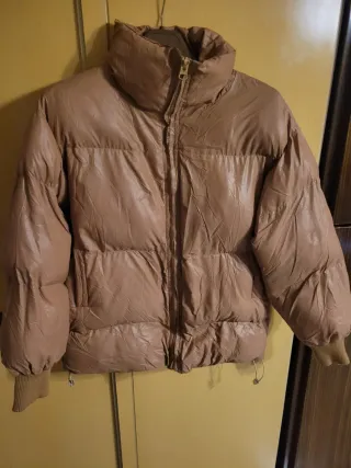 Bomber corto donna cammello Alba Fashion