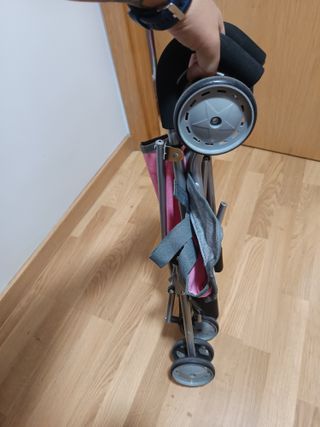 Carrito de juguete plegable rosa