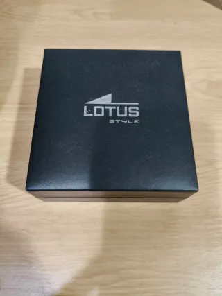 Pulsera Lotus Acero Inox Ajustable Negra