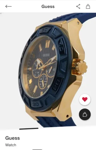 Reloj Guess Azul y Dorado