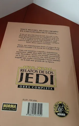 TOMO STAR WARS RELATOS DE LOS JEDI - OBRA COMPLETA