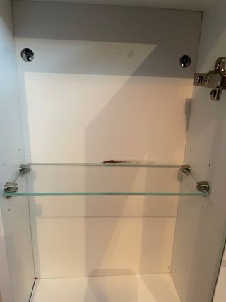 Armario baño blanco