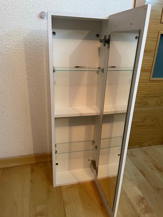 Armario baño blanco