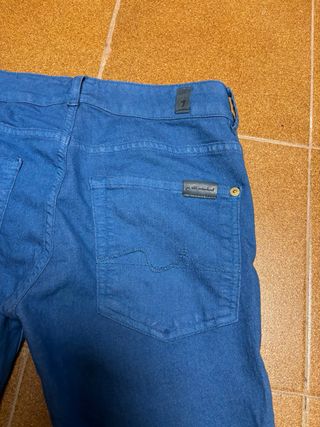 Vaqueros 7 For All Mankind Azul Talla