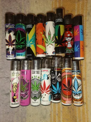 Accendini Clipper Marijuana