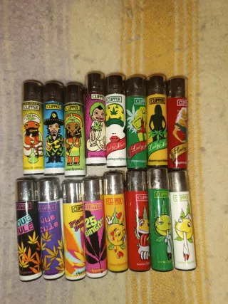 Accendini Clipper Marijuana