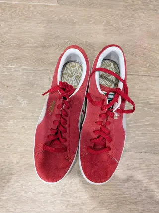 Zapatillas Puma Suede Rojas Talla 45