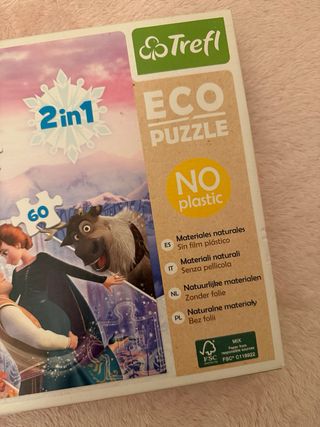 Puzzle Trefl Frozen 2 en 1 Eco 60 piezas