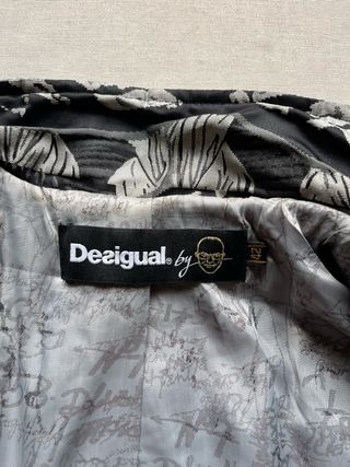 Chaqueta Desigual Estampada Diseño Floral Xl