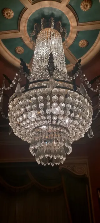 Lámparas  cristal redonda