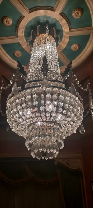 Lámparas  cristal redonda