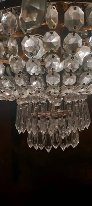 Lámparas  cristal redonda