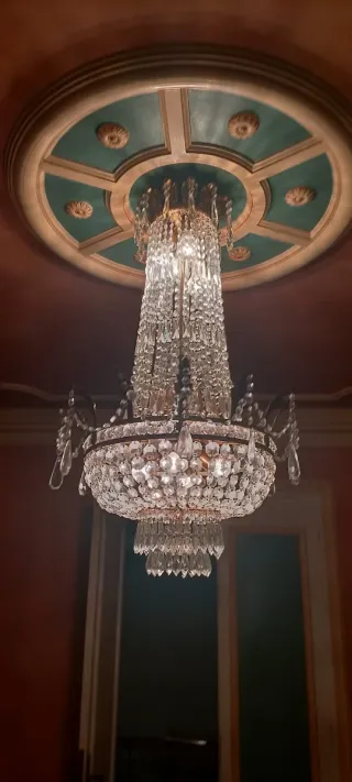 Lámparas  cristal redonda