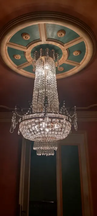 Lámparas  cristal redonda