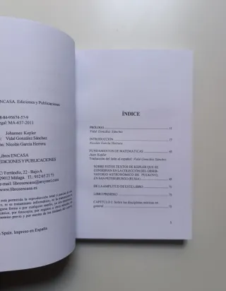 Fundamentos de matemáticas. Johannes Kepler.